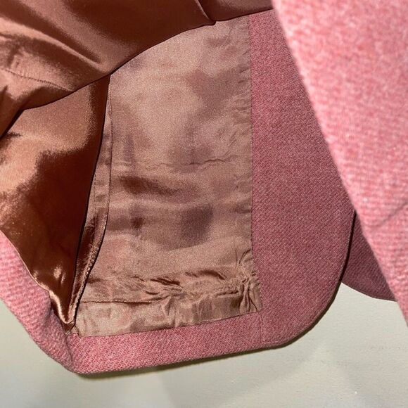 Vintage Ralph Lauren pink women’s blazer single button jacket suit size 10P - Picture 11 of 13